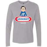 T-Shirts Heather Grey / Small HP LoveCraft Dinner Men's Premium Long Sleeve