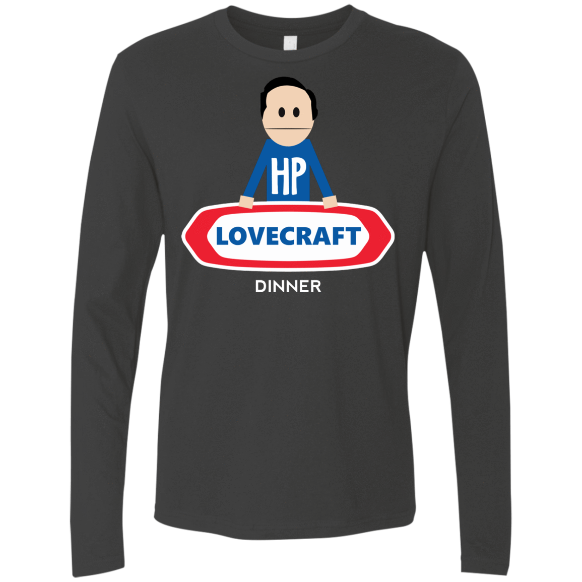 T-Shirts Heavy Metal / Small HP LoveCraft Dinner Men's Premium Long Sleeve