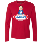 T-Shirts Red / Small HP LoveCraft Dinner Men's Premium Long Sleeve