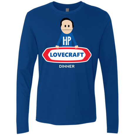 T-Shirts Royal / Small HP LoveCraft Dinner Men's Premium Long Sleeve