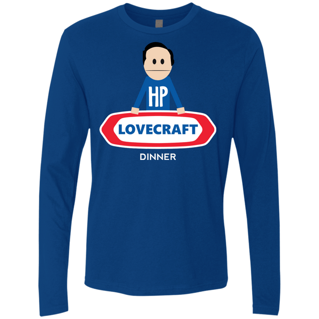 T-Shirts Royal / Small HP LoveCraft Dinner Men's Premium Long Sleeve