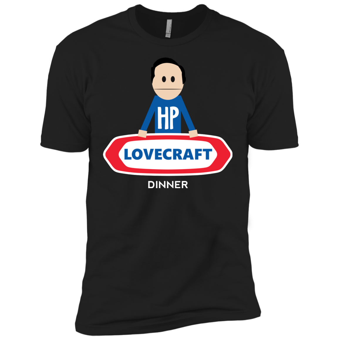 T-Shirts Black / X-Small HP LoveCraft Dinner Men's Premium T-Shirt