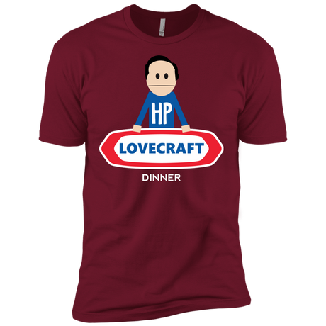 T-Shirts Cardinal / X-Small HP LoveCraft Dinner Men's Premium T-Shirt
