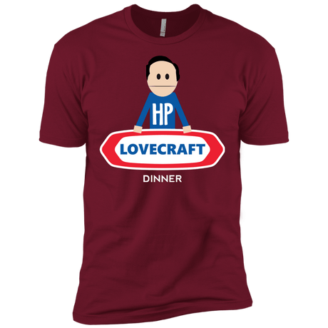 T-Shirts Cardinal / X-Small HP LoveCraft Dinner Men's Premium T-Shirt