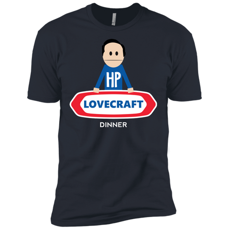 T-Shirts Indigo / X-Small HP LoveCraft Dinner Men's Premium T-Shirt