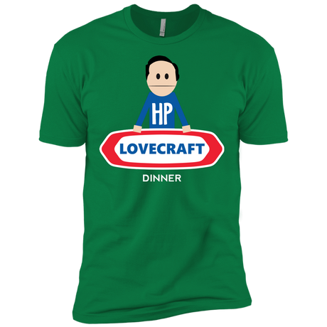T-Shirts Kelly Green / X-Small HP LoveCraft Dinner Men's Premium T-Shirt