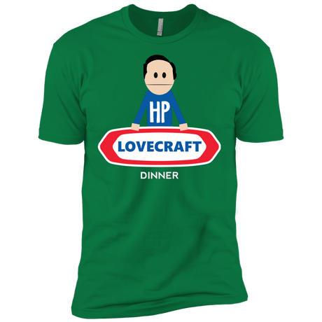 T-Shirts Kelly Green / X-Small HP LoveCraft Dinner Men's Premium T-Shirt