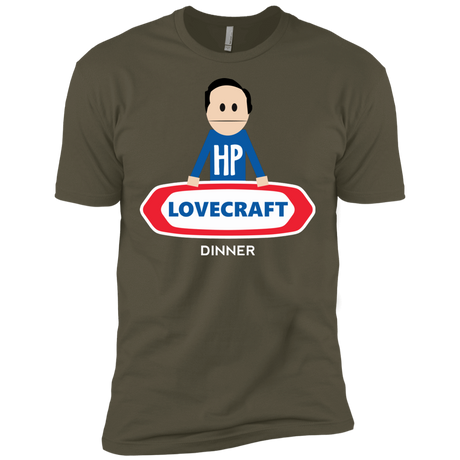 T-Shirts Military Green / X-Small HP LoveCraft Dinner Men's Premium T-Shirt