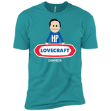 T-Shirts Tahiti Blue / X-Small HP LoveCraft Dinner Men's Premium T-Shirt