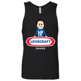 T-Shirts Black / Small HP LoveCraft Dinner Men's Premium Tank Top