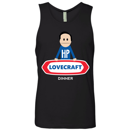 T-Shirts Black / Small HP LoveCraft Dinner Men's Premium Tank Top