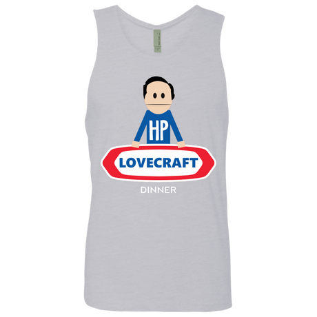 T-Shirts Heather Grey / Small HP LoveCraft Dinner Men's Premium Tank Top