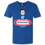 T-Shirts Royal / X-Small HP LoveCraft Dinner Men's Premium V-Neck