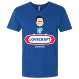 T-Shirts Royal / X-Small HP LoveCraft Dinner Men's Premium V-Neck