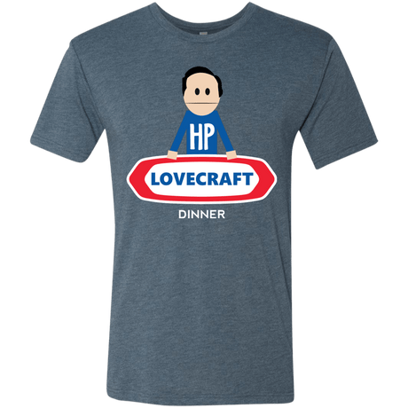 T-Shirts Indigo / Small HP LoveCraft Dinner Men's Triblend T-Shirt