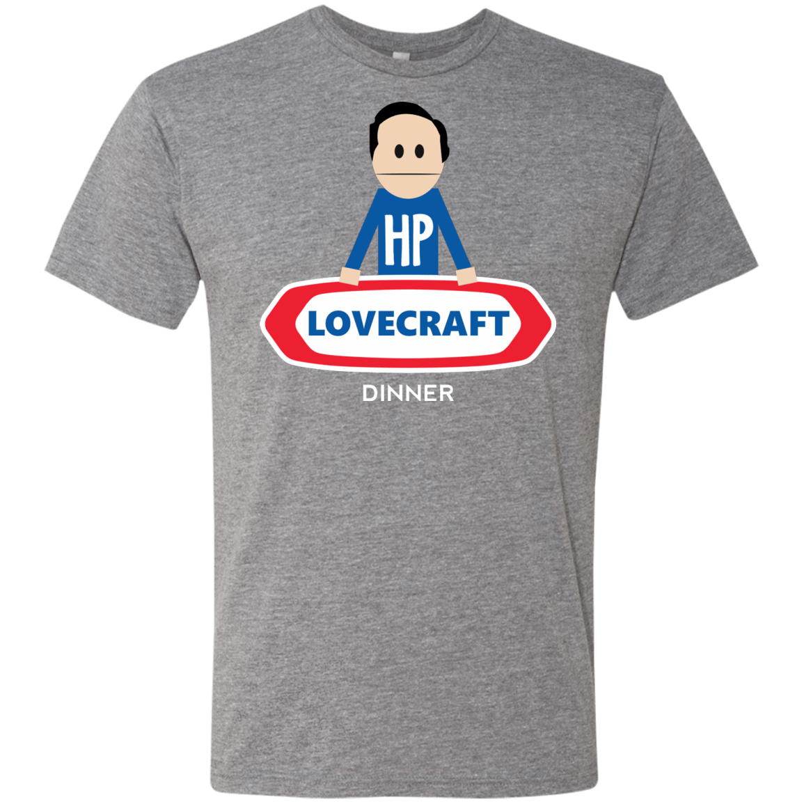 T-Shirts Premium Heather / Small HP LoveCraft Dinner Men's Triblend T-Shirt