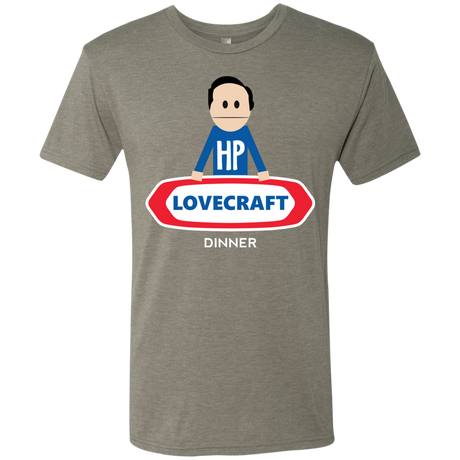 T-Shirts Venetian Grey / Small HP LoveCraft Dinner Men's Triblend T-Shirt