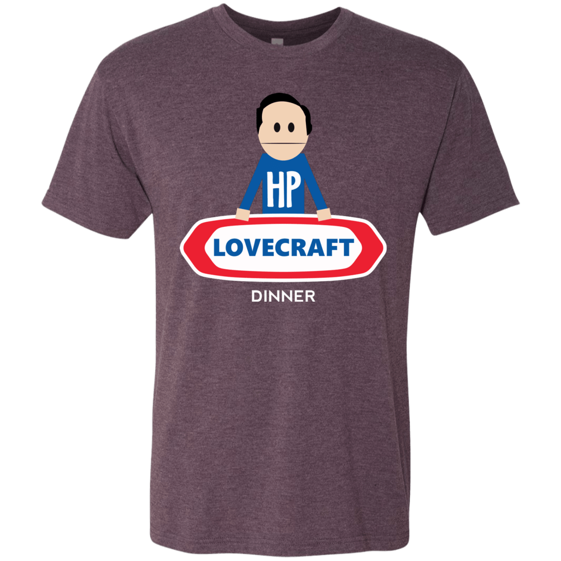 T-Shirts Vintage Purple / Small HP LoveCraft Dinner Men's Triblend T-Shirt