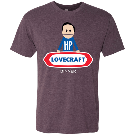 T-Shirts Vintage Purple / Small HP LoveCraft Dinner Men's Triblend T-Shirt
