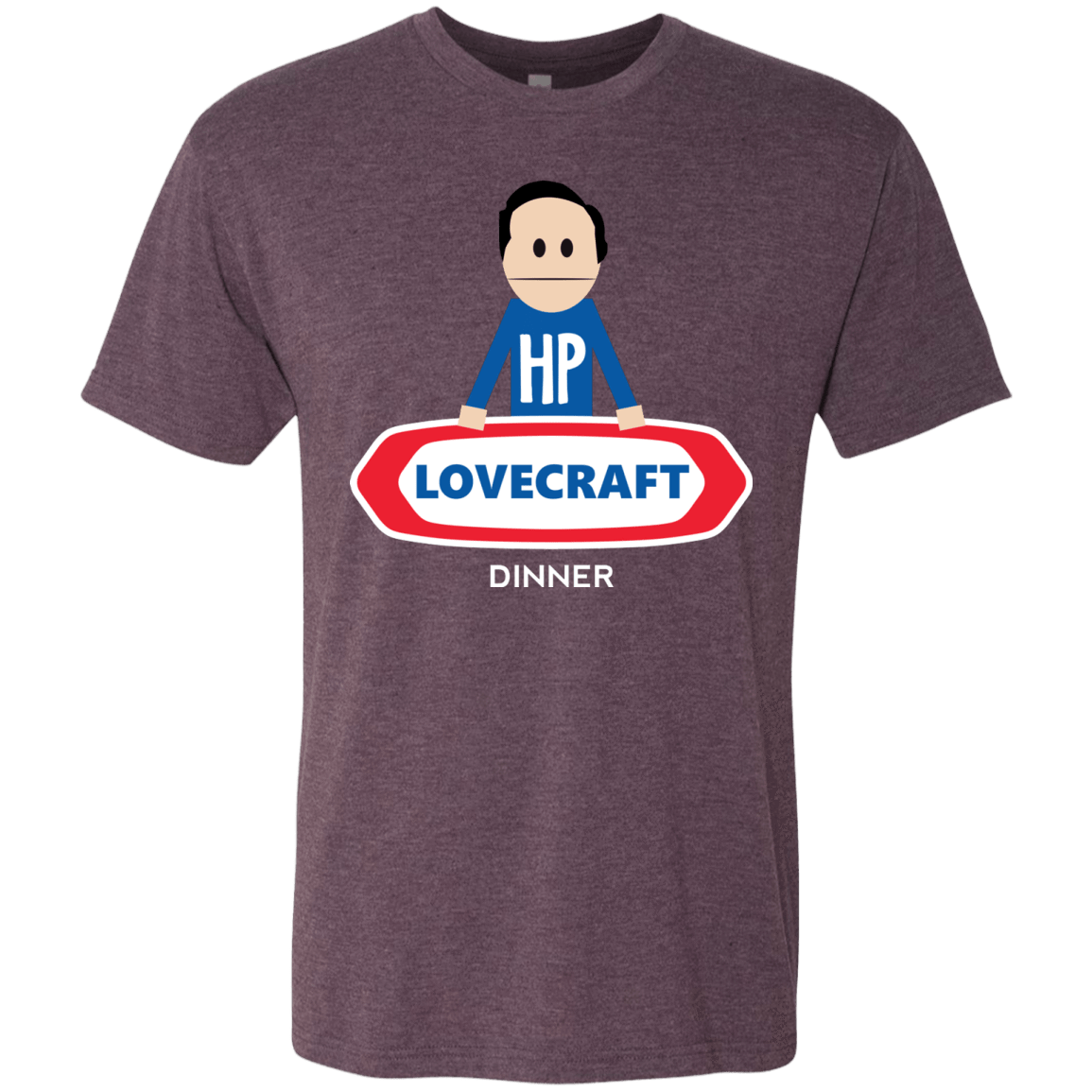 T-Shirts Vintage Purple / Small HP LoveCraft Dinner Men's Triblend T-Shirt