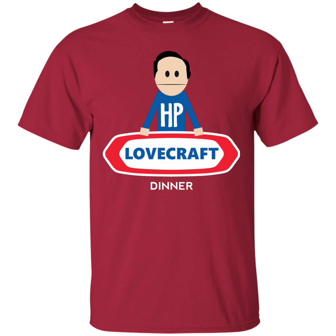 T-Shirts Cardinal / Small HP LoveCraft Dinner T-Shirt