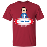 T-Shirts Cardinal / Small HP LoveCraft Dinner T-Shirt