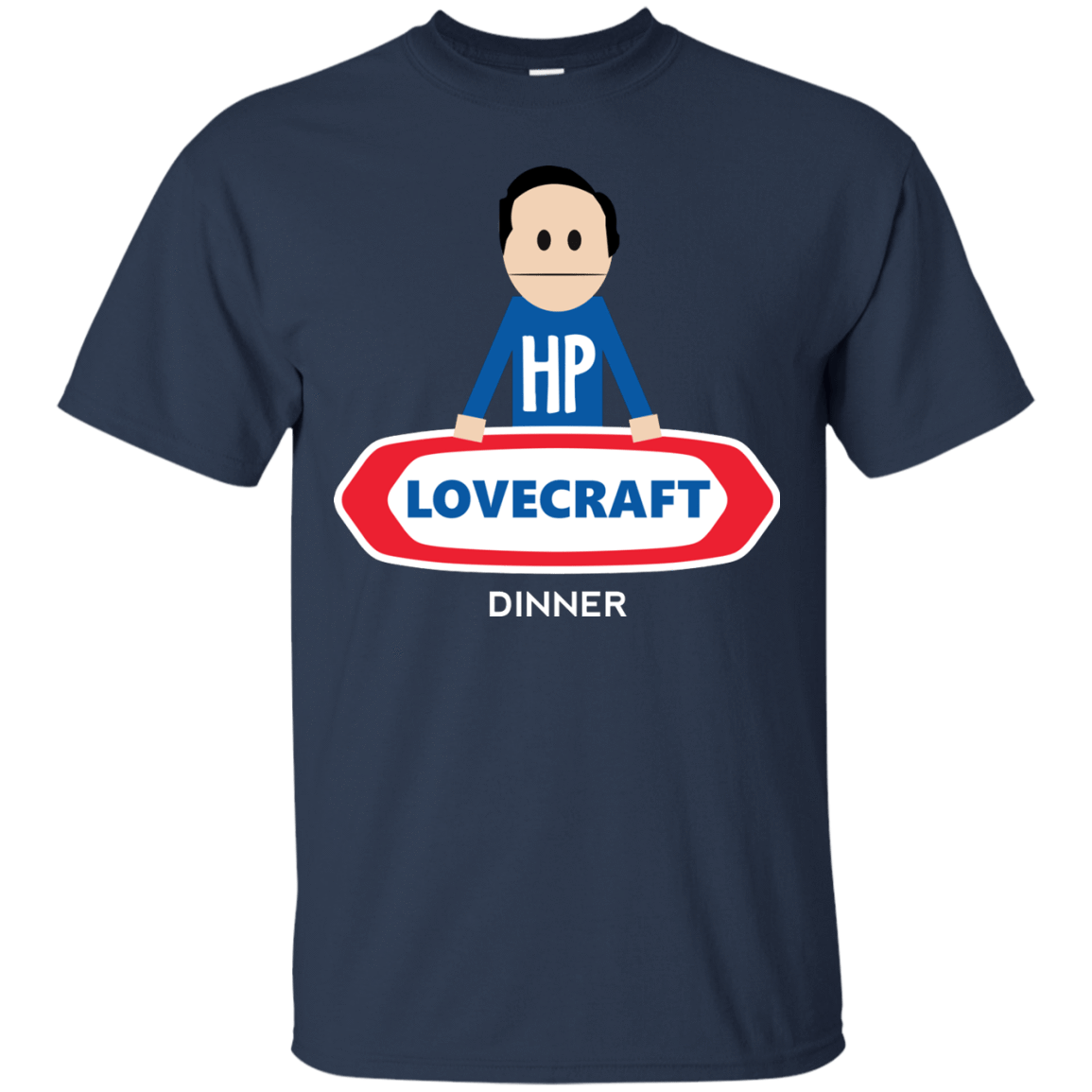 T-Shirts Navy / Small HP LoveCraft Dinner T-Shirt