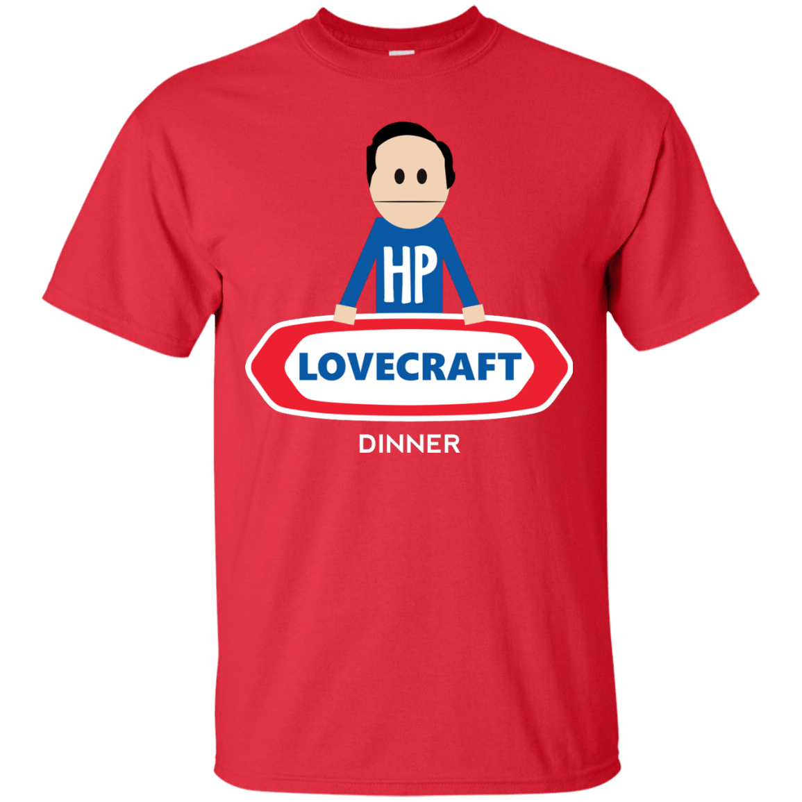 T-Shirts Red / Small HP LoveCraft Dinner T-Shirt