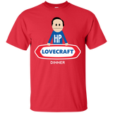 T-Shirts Red / Small HP LoveCraft Dinner T-Shirt