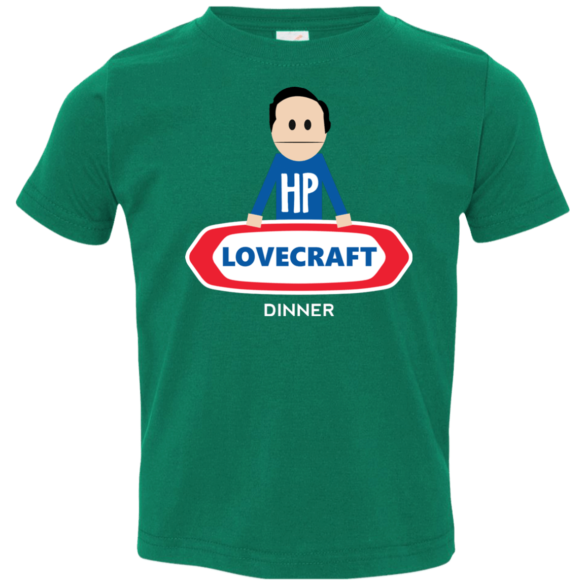 T-Shirts Kelly / 2T HP LoveCraft Dinner Toddler Premium T-Shirt