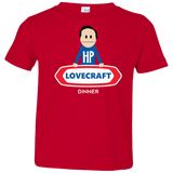T-Shirts Red / 2T HP LoveCraft Dinner Toddler Premium T-Shirt