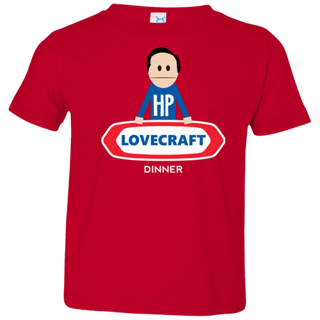 T-Shirts Red / 2T HP LoveCraft Dinner Toddler Premium T-Shirt