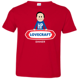 T-Shirts Red / 2T HP LoveCraft Dinner Toddler Premium T-Shirt