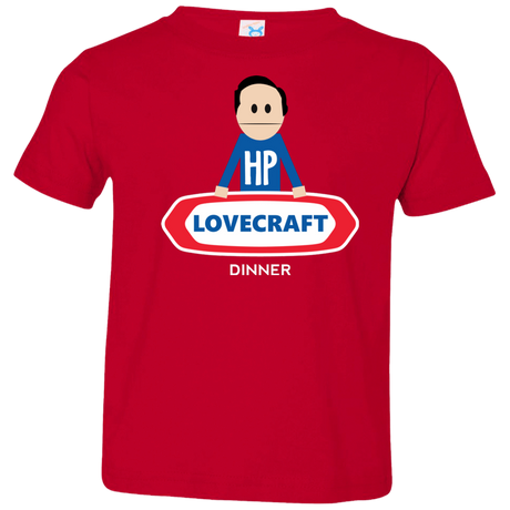 T-Shirts Red / 2T HP LoveCraft Dinner Toddler Premium T-Shirt