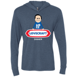 T-Shirts Indigo / X-Small HP LoveCraft Dinner Triblend Long Sleeve Hoodie Tee