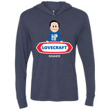 T-Shirts Vintage Navy / X-Small HP LoveCraft Dinner Triblend Long Sleeve Hoodie Tee