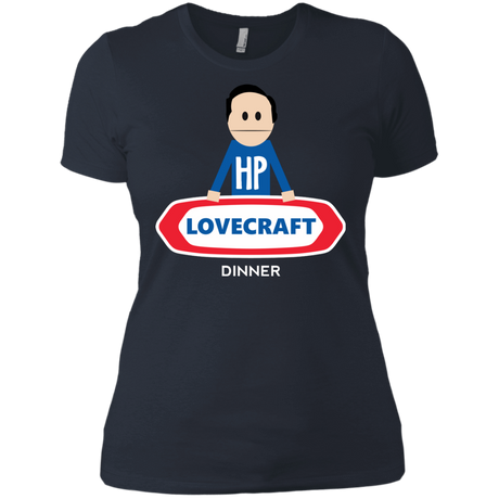 T-Shirts Indigo / X-Small HP LoveCraft Dinner Women's Premium T-Shirt
