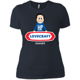 T-Shirts Indigo / X-Small HP LoveCraft Dinner Women's Premium T-Shirt