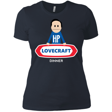 T-Shirts Indigo / X-Small HP LoveCraft Dinner Women's Premium T-Shirt