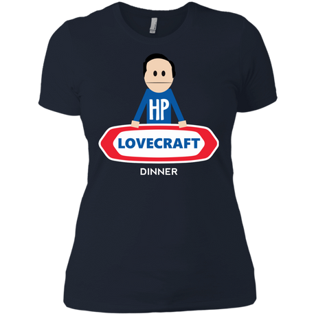 T-Shirts Midnight Navy / X-Small HP LoveCraft Dinner Women's Premium T-Shirt
