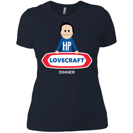 T-Shirts Midnight Navy / X-Small HP LoveCraft Dinner Women's Premium T-Shirt