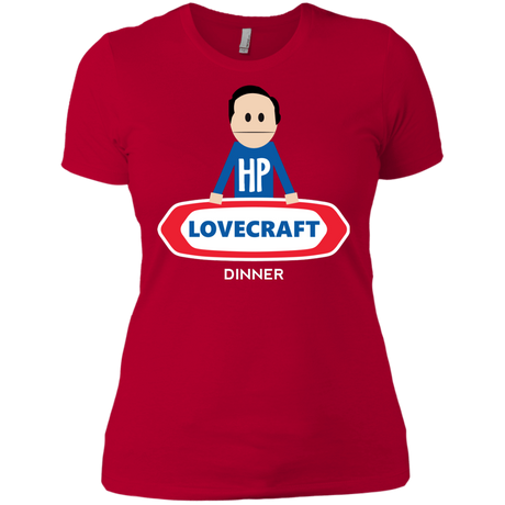 T-Shirts Red / X-Small HP LoveCraft Dinner Women's Premium T-Shirt