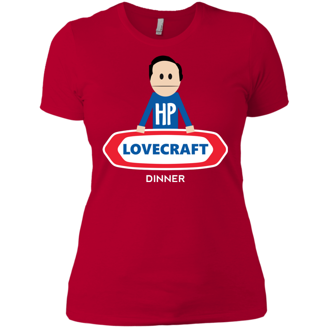 T-Shirts Red / X-Small HP LoveCraft Dinner Women's Premium T-Shirt