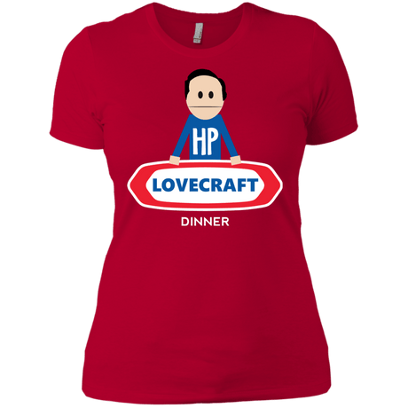 T-Shirts Red / X-Small HP LoveCraft Dinner Women's Premium T-Shirt