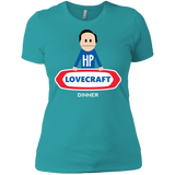 T-Shirts Tahiti Blue / X-Small HP LoveCraft Dinner Women's Premium T-Shirt