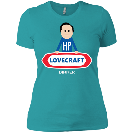 T-Shirts Tahiti Blue / X-Small HP LoveCraft Dinner Women's Premium T-Shirt
