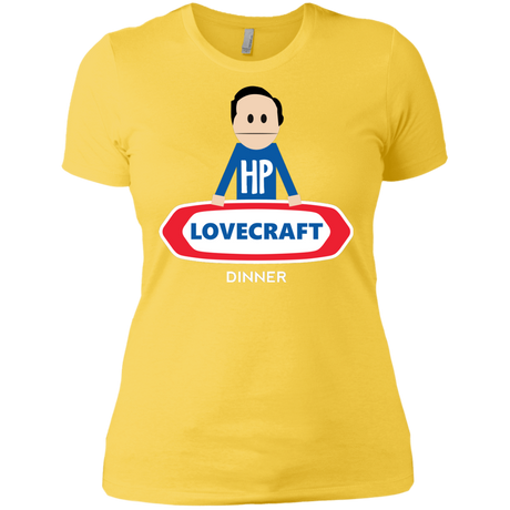 T-Shirts Vibrant Yellow / X-Small HP LoveCraft Dinner Women's Premium T-Shirt