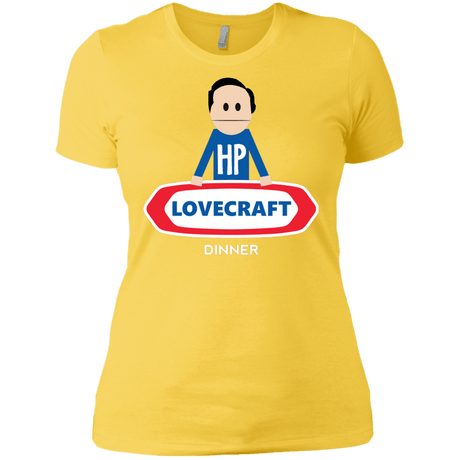 T-Shirts Vibrant Yellow / X-Small HP LoveCraft Dinner Women's Premium T-Shirt