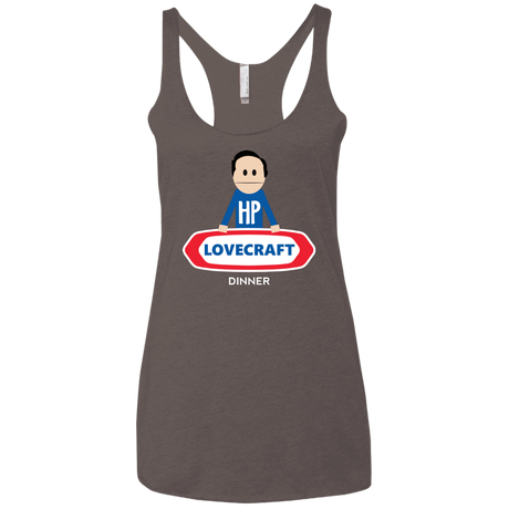 T-Shirts Macchiato / X-Small HP LoveCraft Dinner Women's Triblend Racerback Tank