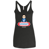 T-Shirts Vintage Black / X-Small HP LoveCraft Dinner Women's Triblend Racerback Tank